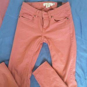 Pink soft cotton denim jeans by hm